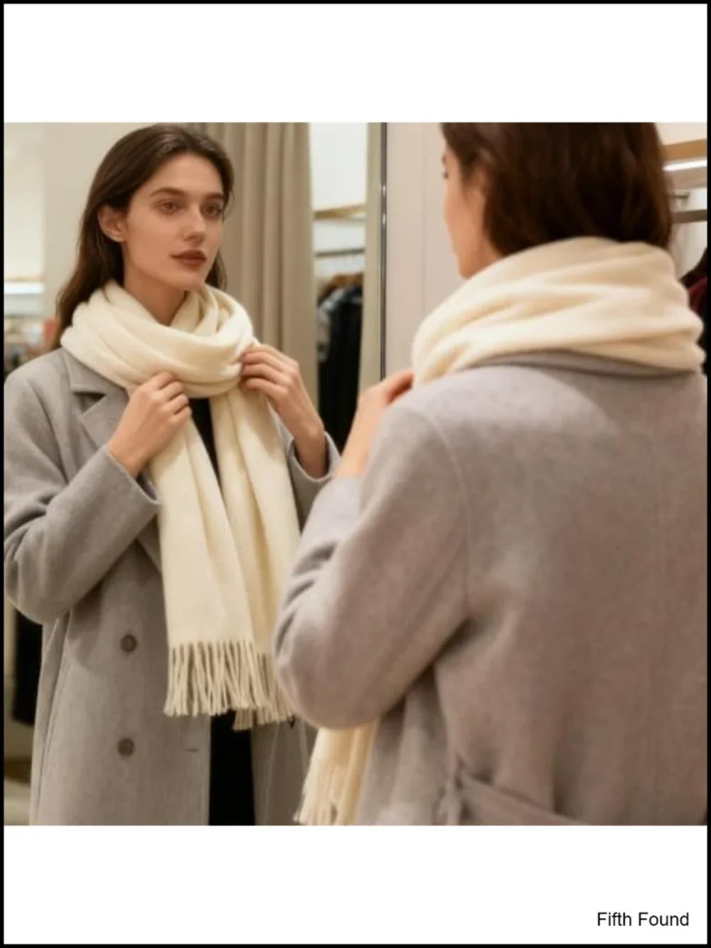 Ultra Soft Winter Scarf Shawl Wrap Warm Cold Weather Tassel 30x75 in